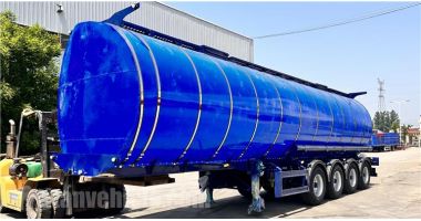 4 Axle Stainless Steel Tanker Trailer will be sent to Barbados