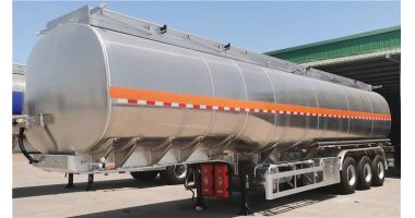 50000 Liters Aluminum Fuel Tanker Trailer will export to Jamaica