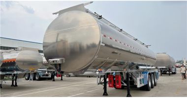 50000 Liters Aluminum Tanker Trailer will be sent to Ghana