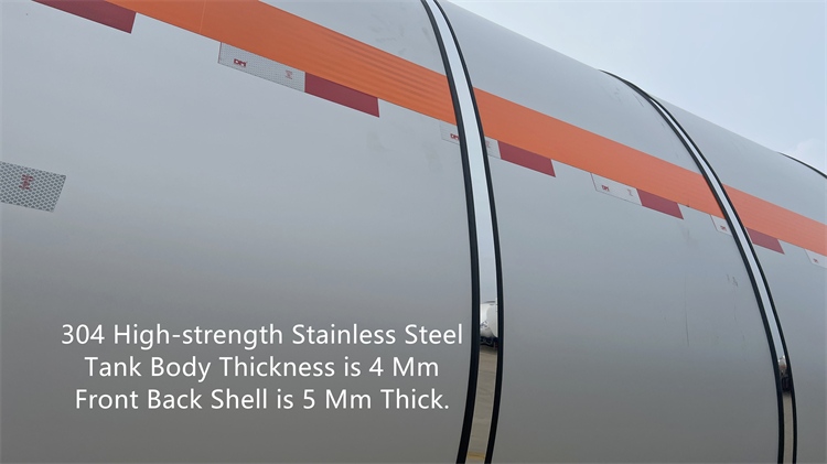 38000 Ltrs Stainless Steel Fuel Tanker Trailer for Sale In Angola