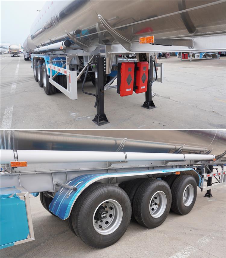 50000 Liters Aluminum Tanker Trailer for Sale In Ghana