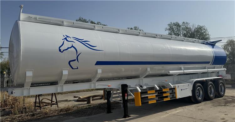 Palm Oil Stainless Steel Tri-Axle 45000 Liters Oil Transport Tanker Trailers for Sale in Mauritius