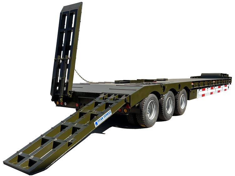 Henred Fruehauf Lowbed Trailers for the Transport of Higher Loads