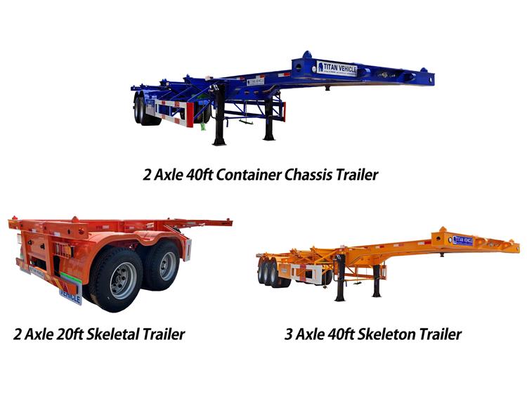 Best Henred Fruehauf Skeletal Trailer Transport 20/40ft Container