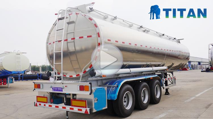 45,000L Aluminum Tanker Trailer for Sale In Costa Rica