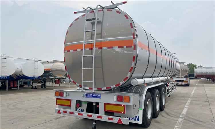 45CBM Stainless Steel Tanker Trailer for Sale In Tanzania