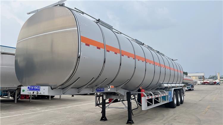 45CBM Stainless Steel Tanker Trailer for Sale In Tanzania