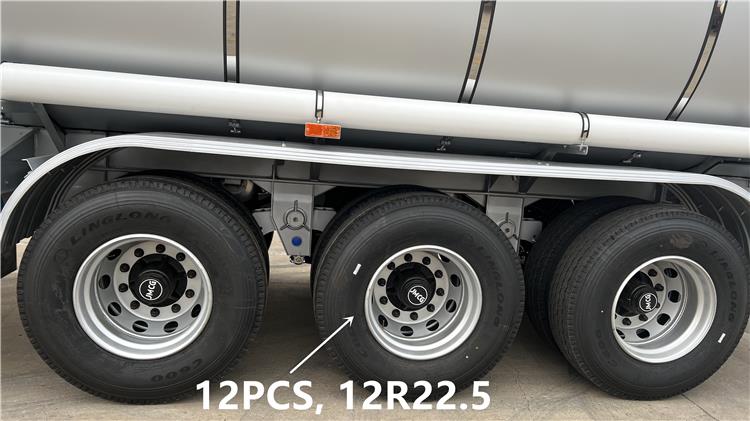 45CBM Stainless Steel Tanker Trailer for Sale In Tanzania