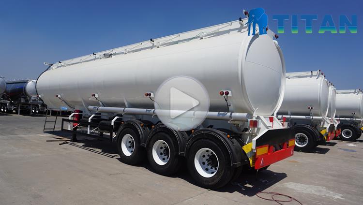 Heavy Fuel Tanker Semi Trailer for Sale in Ghana | Semi Tanker Trailer Manufacturer