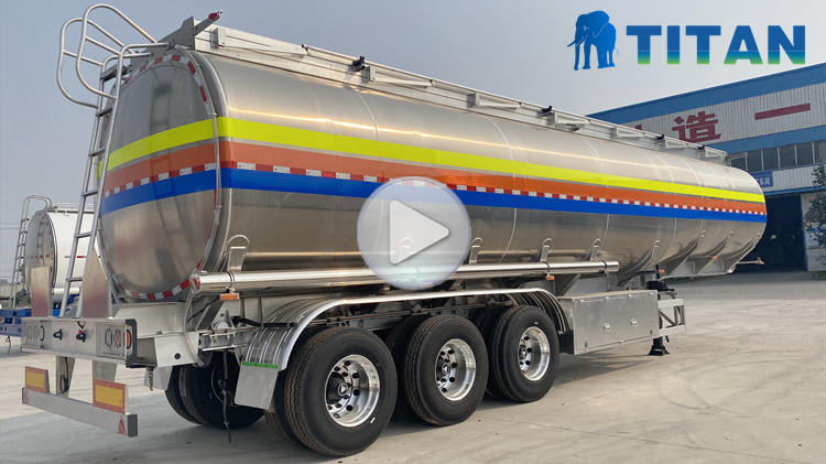 40000 Lts Aluminum Tanker Trailer for Sale In Costa Rica
