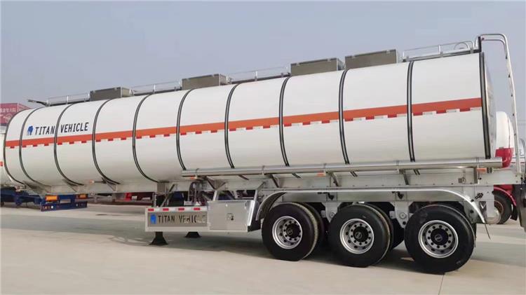 42000 Liters Aluminum Tanker Trailer for Sale In Tanzania