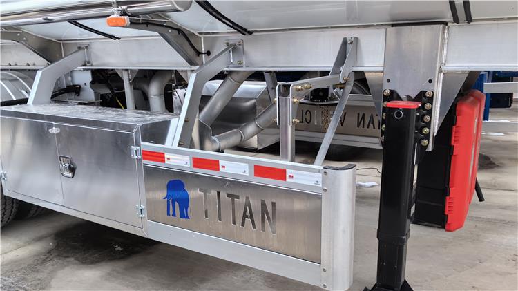 42000 Liters Aluminum Tanker Trailer for Sale In Tanzania
