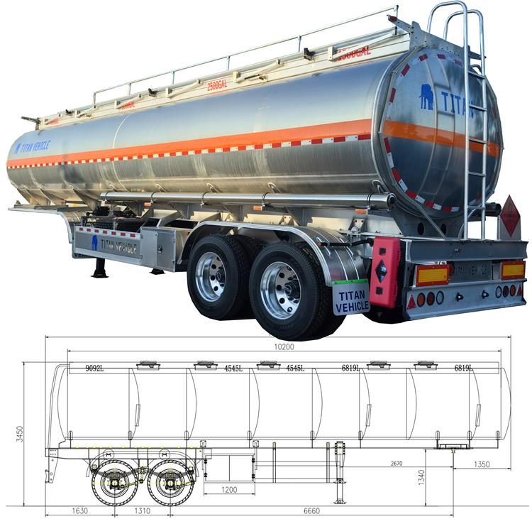 Aluminum Tanker Trailers for Sale In Harare, Zimbabwe