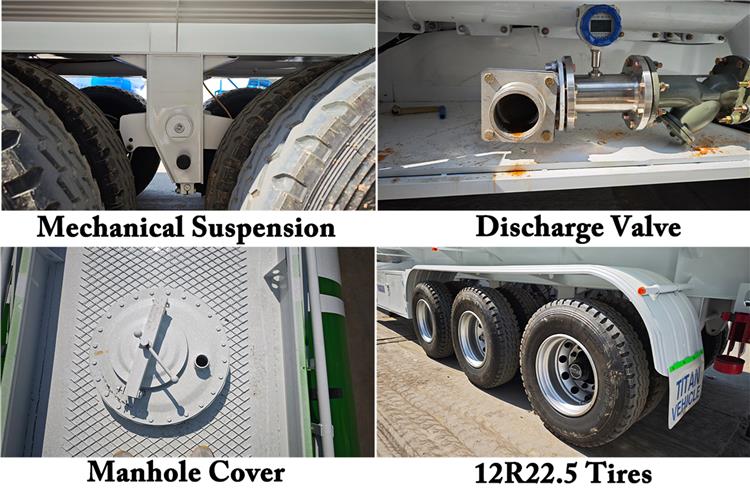 Road Fuel Transport Tanker Semi Trailer Price for Sale In Zimbabwe Harare