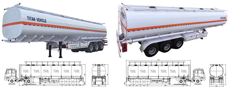 45000 Ltrs Palm Oil Tanker Trailer for Sale In Zimbabwe | Diesel Petrol Tanker for Sale Price
