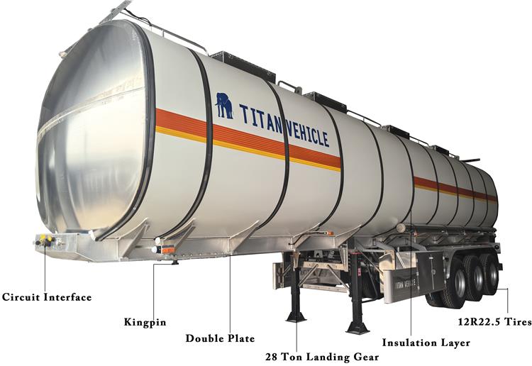 Aluminum Diesel Fuel Tanker for Sale In Guyana Georgetown
