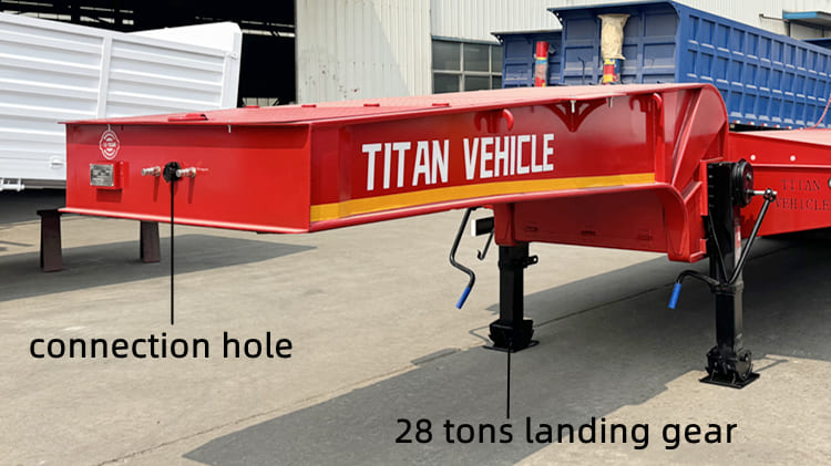 3 Axle Low Bed Trailer Price in Senegal
