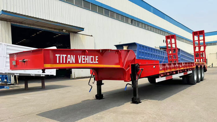 3 Axle Low Bed Trailer Price in Senegal