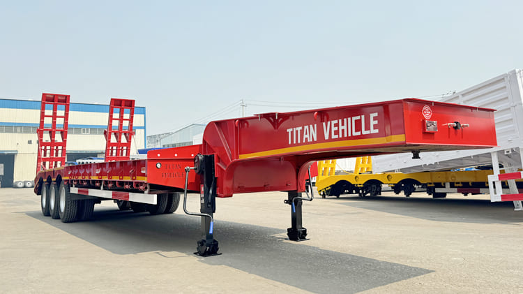 3 Axle Low Bed Trailer Price in Senegal