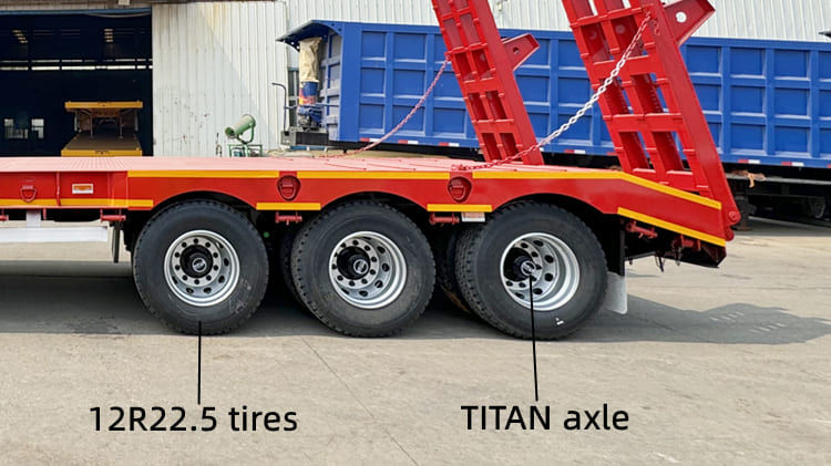 3 Axle Low Bed Trailer Price in Senegal