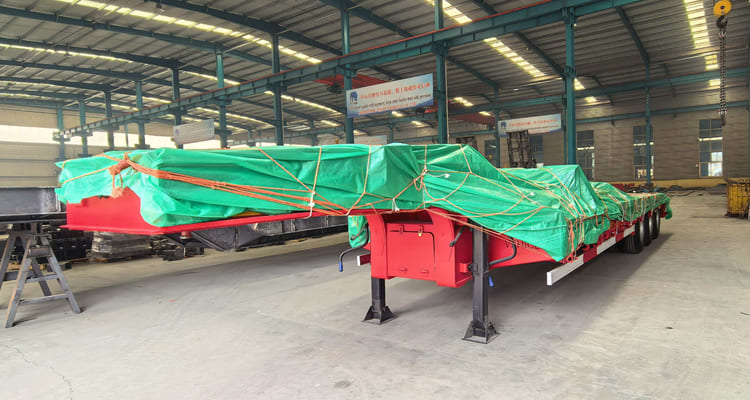 3 Axle Low Bed Trailer Price in Senegal