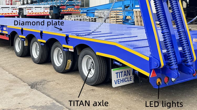 4 Axle Low Loader Trailer for Sale in Guyana
