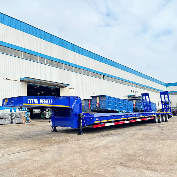 4 Axle 80 Tons Low Loader Trailer