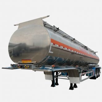 Tri Axle Aluminum Fuel Tanker Semi Trailer