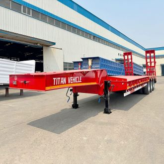 3 Axle Low Bed Trailer Price