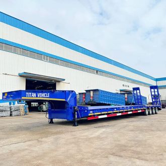 4 Axle 80 Tons Low Loader Trailer